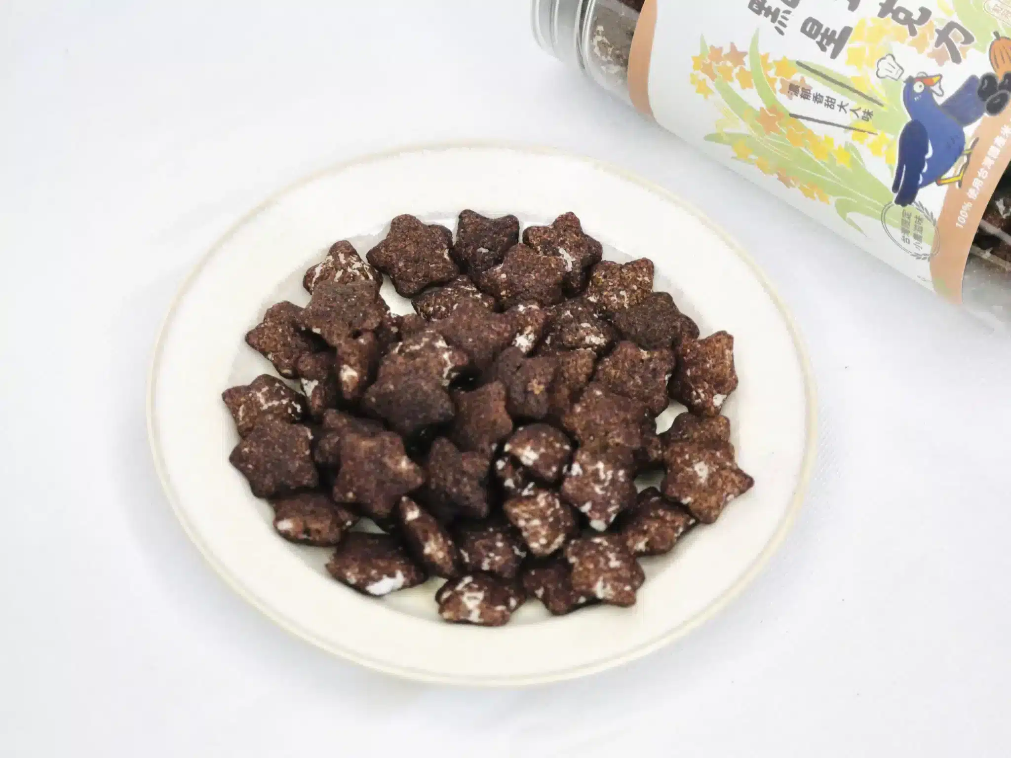 米點星 黑豆巧克力米菓 主視覺