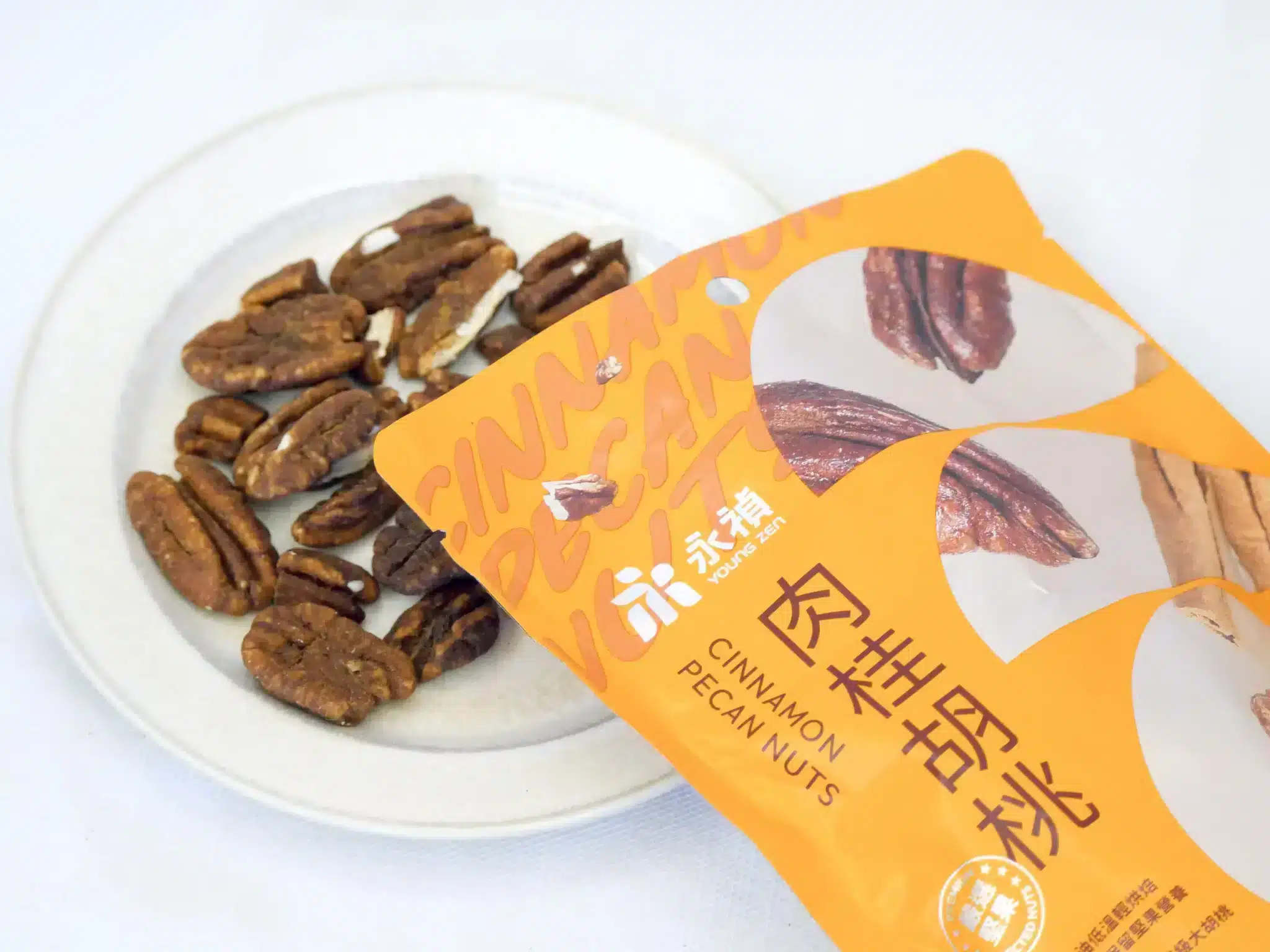永禎肉桂胡桃暖香肉桂包覆大顆胡桃包裝實拍