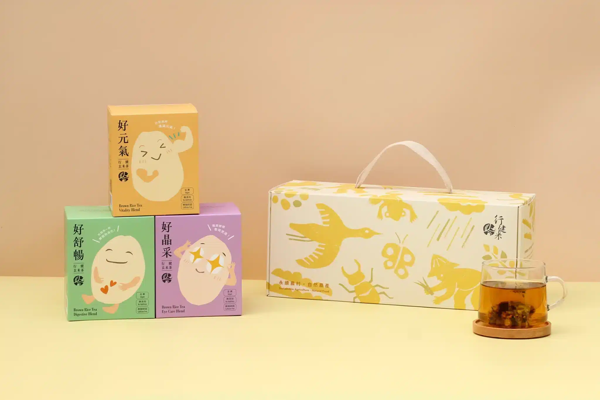 行健村｜玄米茶禮盒（起訂量為5盒）