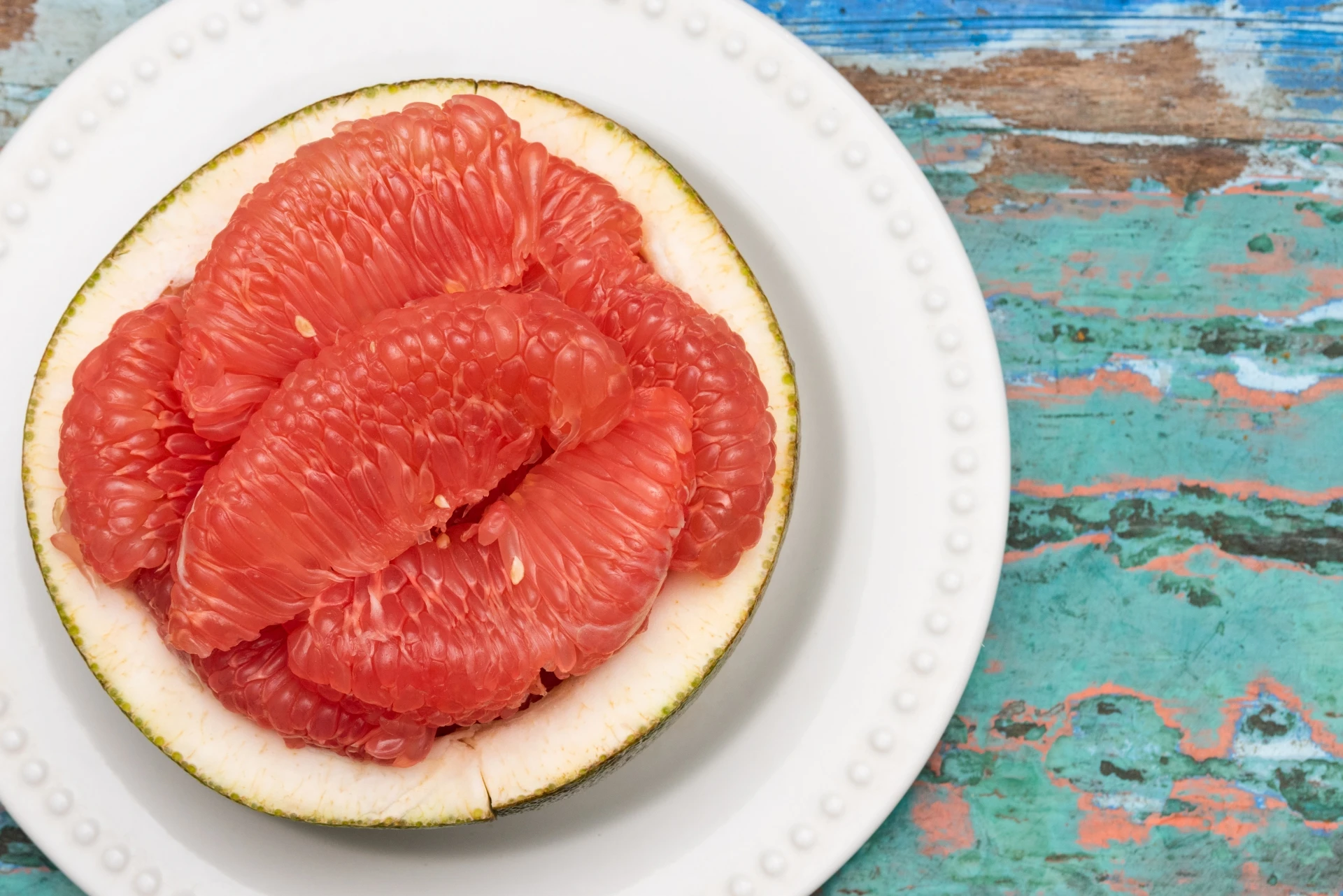 紅柚與文旦柚是製作柚子醋的兩大品種