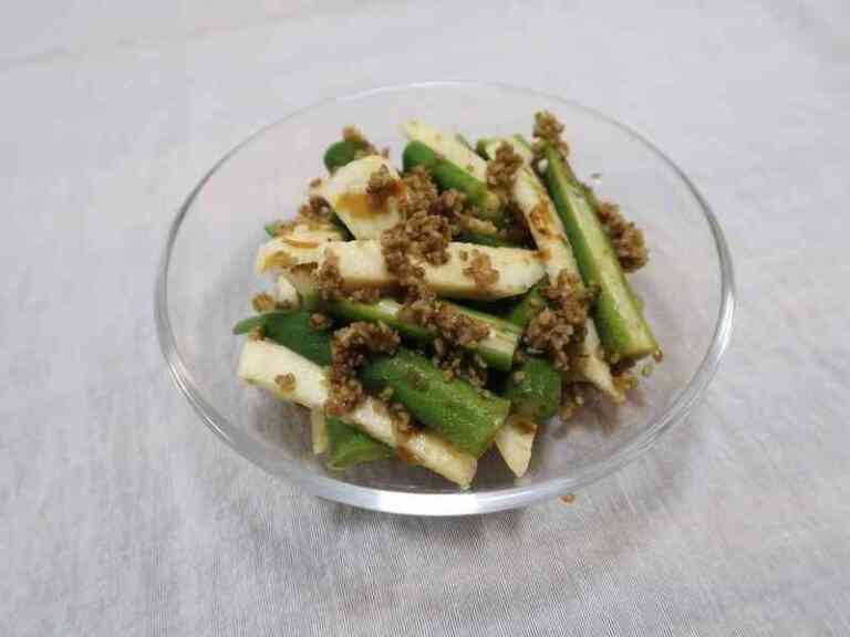 蕎麥涼拌秋葵山藥