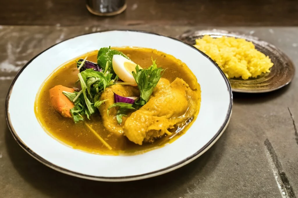 香煎薑黃雞腿排