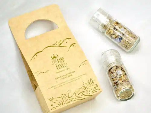 段木香菇風味鹽2入( 送禮組 )
