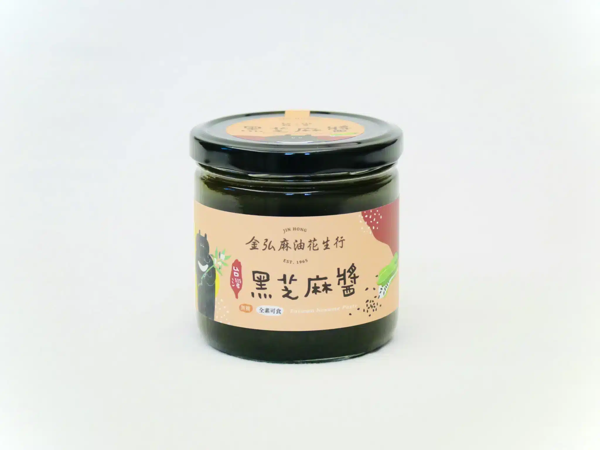 100% 無糖 純黑芝麻醬